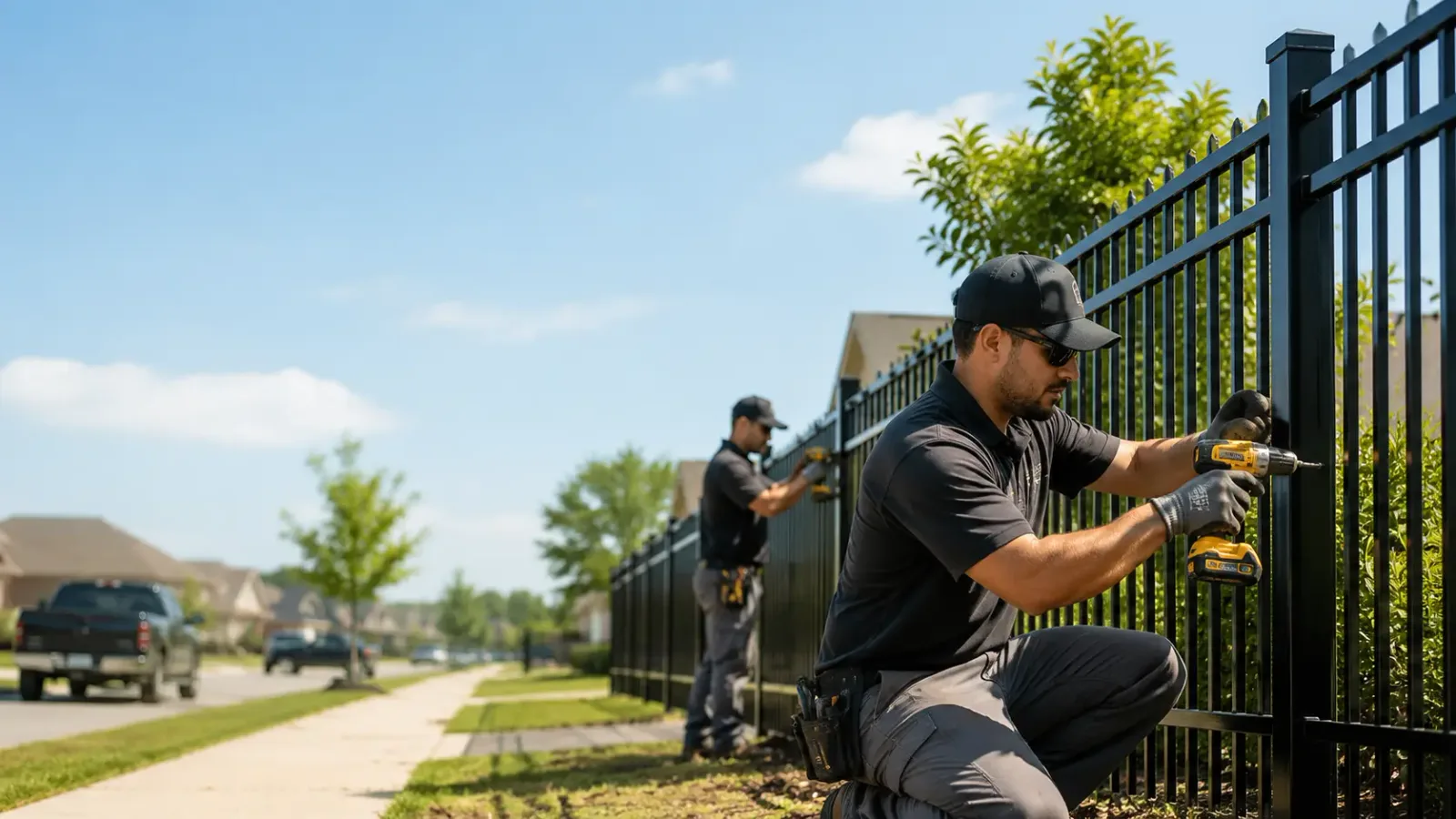 Metal Fence Installation in Wellesley Hills, MA